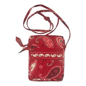 Vera Bradley Bandana Paisley Messenger Crossbody Bag